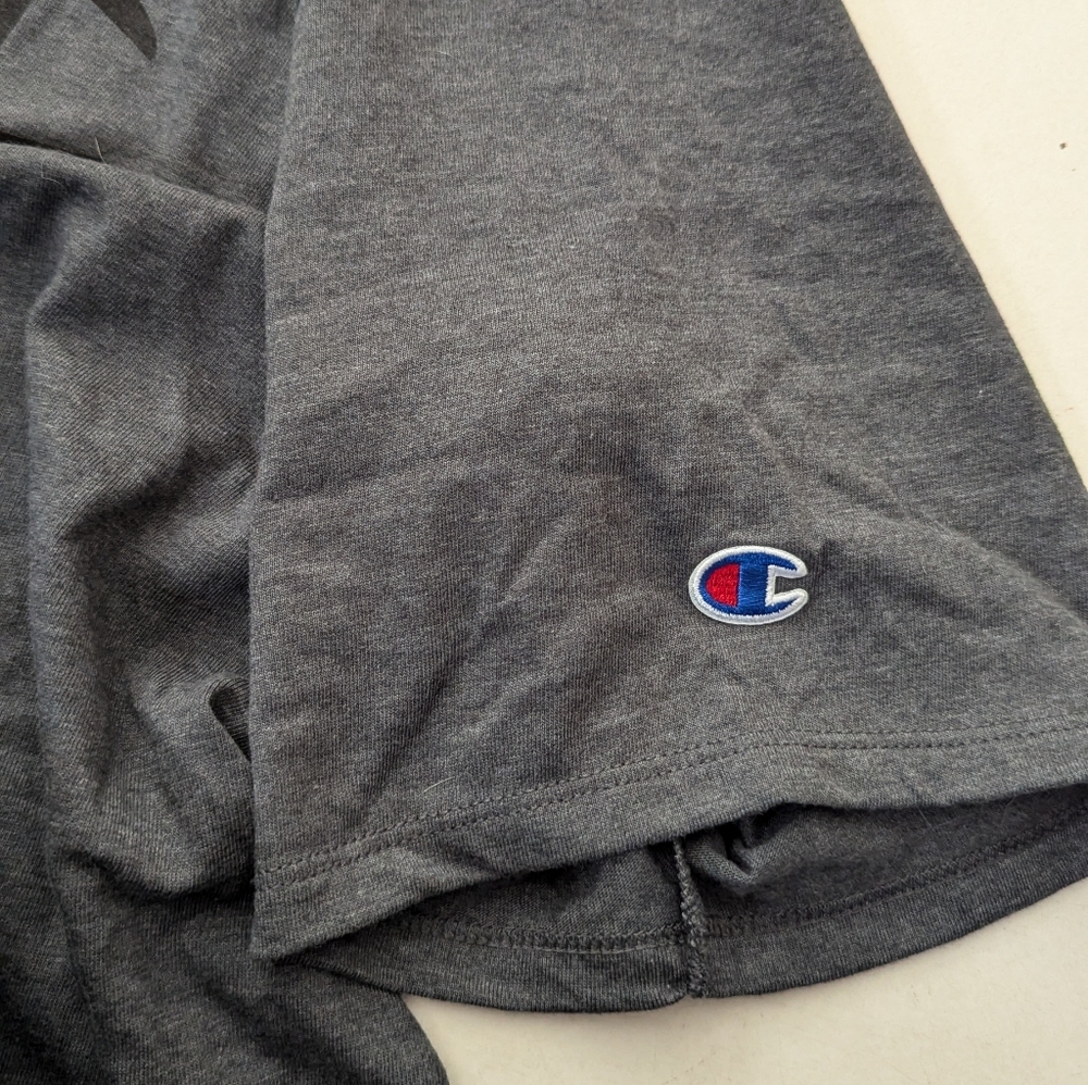 Champion Logo Gray T-Shirt Mens Size Mens XL - Picture 5 of 9
